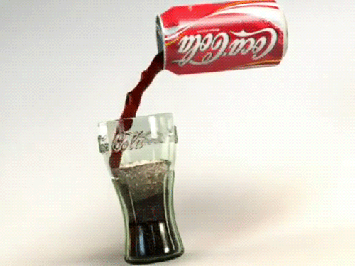 GIF Animated Аdvertising Coca-Cola - Marketing on AngryGIF 